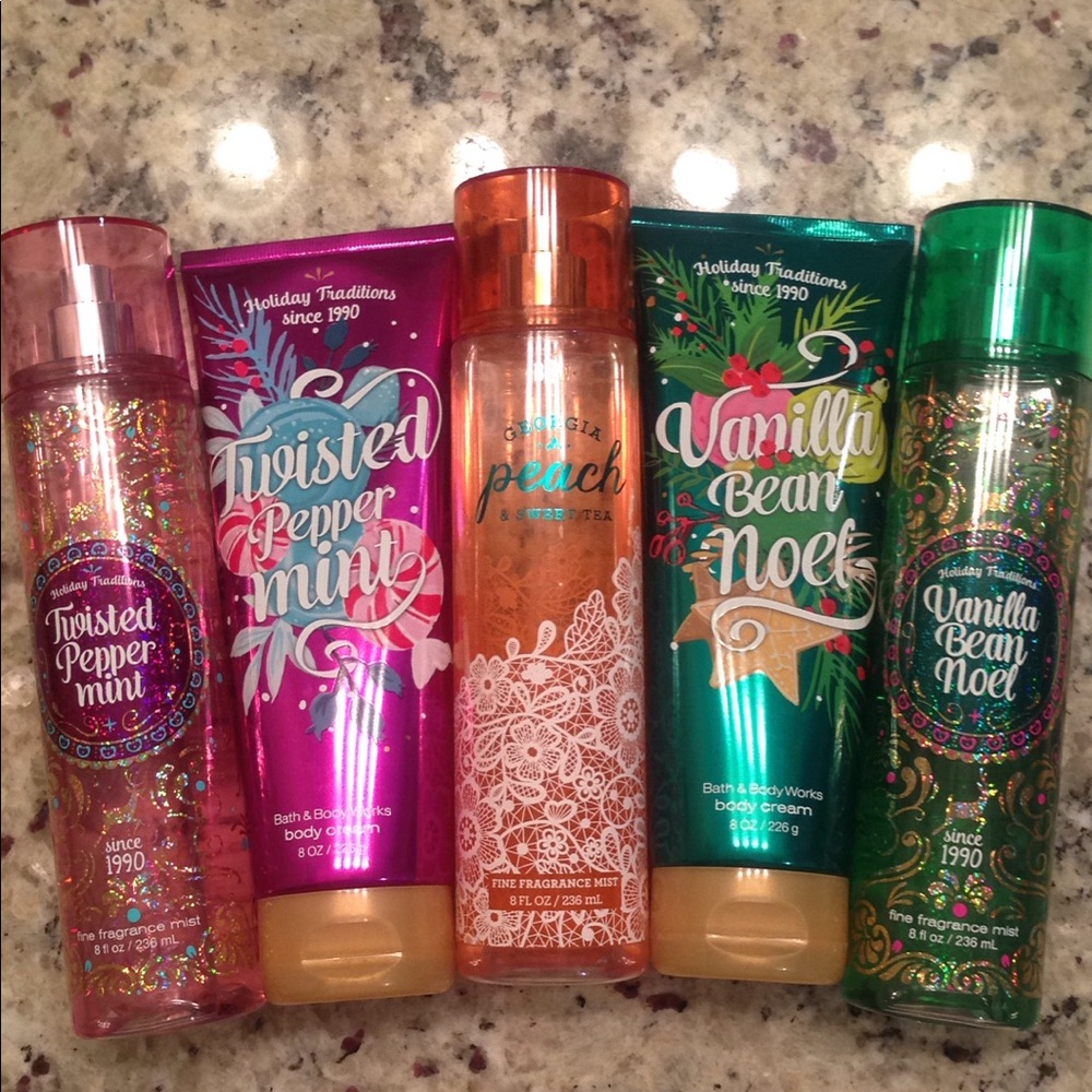 Bath & Body Works Cream and Spray Bundle
